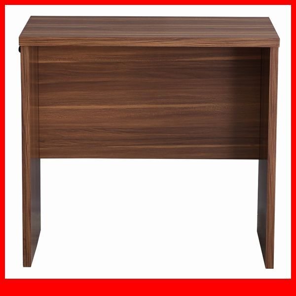 机★新品/シンプルデスク 75cm幅/学習デスク 趣味家事のワークスペース テレワークに/木目調 茶系/ウォールナット/a3拍卖