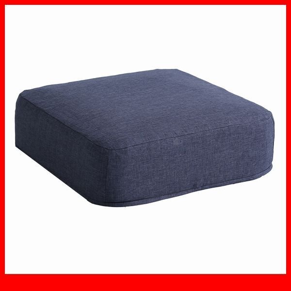 クッション★カバーリング低反発クッション 1個 座布団/洗濯可能なクッションカバー 角型/シンプル 和室 洋室/厚さ16cm/日本製/ブルー/a3拍卖