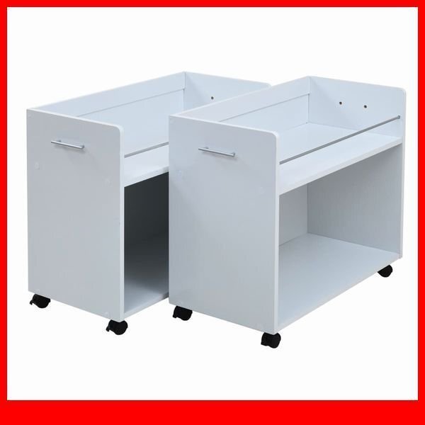 押入れ収納★押入れ 収納 ラック 2個セット/大容量/ワゴン 収納庫/リビング ダイニング デスクラックに/ホワイト 白家具/特価/sgta-0131/a4拍卖