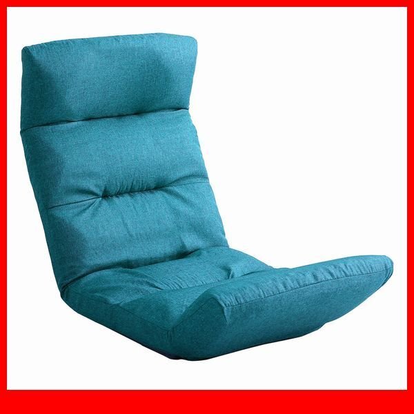 座椅子★日本製リクライニング座椅子 アップタイプ/布地 ファブリック/14段階調節ギア 転倒防止機能付/こたつで/ターコイズブルー/a12拍卖