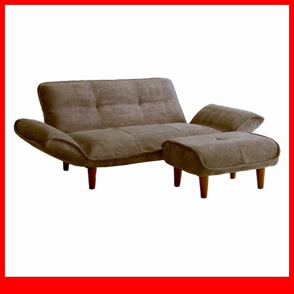 ソファ★コンパクトソファ 2人掛け オットマン/背もたれ 肘掛け リクライニング/ポケットコイル/ロー ハイタイプ/ブラウン/特価 限定/a2拍卖