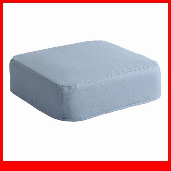 クッション★カバーリング低反発クッション 1個 座布団/洗濯可能なクッションカバー 角型/シンプル 和室 洋室/厚さ16cm/ライトブルー/a7拍卖