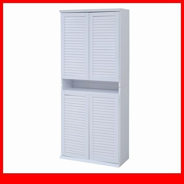 下駄箱★ルーバーシューズボックス 幅75cm 2個組/靴箱 シューズラック 下足入れ/縦横自在 薄型 可動棚/ホワイト 白家具/SGTA-0102SET/a4拍卖