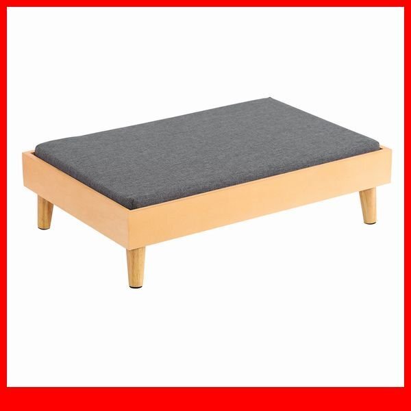 ペット用品★新品/脚付きペットベッド ノーマルタイプ 天然木製/犬 猫 兼用/ナチュラル/a3拍卖