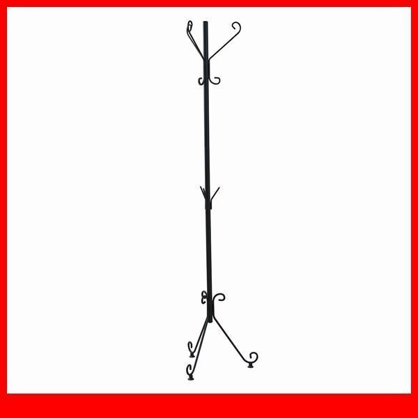 ハンガー★ヨーロッパ風 アイアン家具 ポールハンガー/スタンド ハンガー掛け 洋服掛け/姫系 欧州 アンティーク調/ブラック/iria-0053/a1拍卖