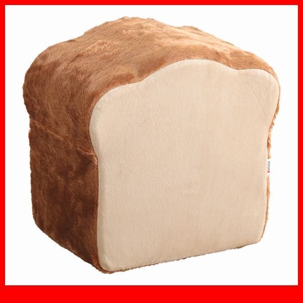 クッション★新品/食パンシリーズ 4枚切り クッション/座布団 ソファ サイドテーブル/低反発 日本製 完成品/ベージュ/a1拍卖