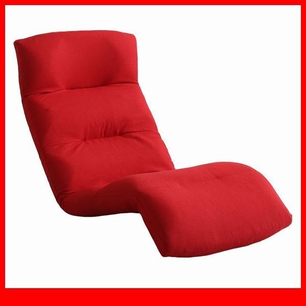 座椅子★日本製リクライニング座椅子 ダウンタイプ/布地 ファブリック/14段階調節ギア 転倒防止機能付/ローテーブル こたつで/レッド/a11拍卖