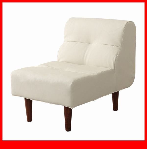 ソファ★新品/リビングダイニング シングルソファ ワイド幅/PVCレザー 合皮 ポケットコイル ハイタイプ ロータイプ/日本製/アイボリー/a4拍卖