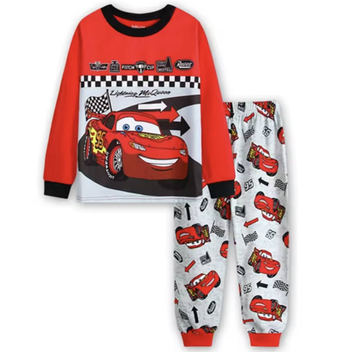送料無料★即決★新品★ディズニーDisneyカーズ柄長袖パジャマ★サイズ100★A拍卖
