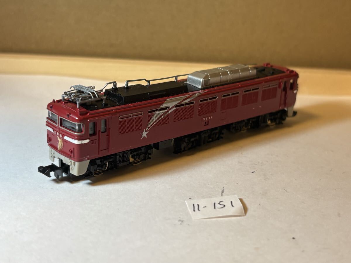 11-151 TOMIX EF81 北斗星色 電気機関車 ジャンク拍卖