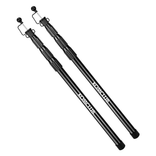 2本 KOMCLUB タープポール テントポール 伸縮式タープポール 伸縮85cm~250cm 直径20mm~30mm 無段階調節拍卖
