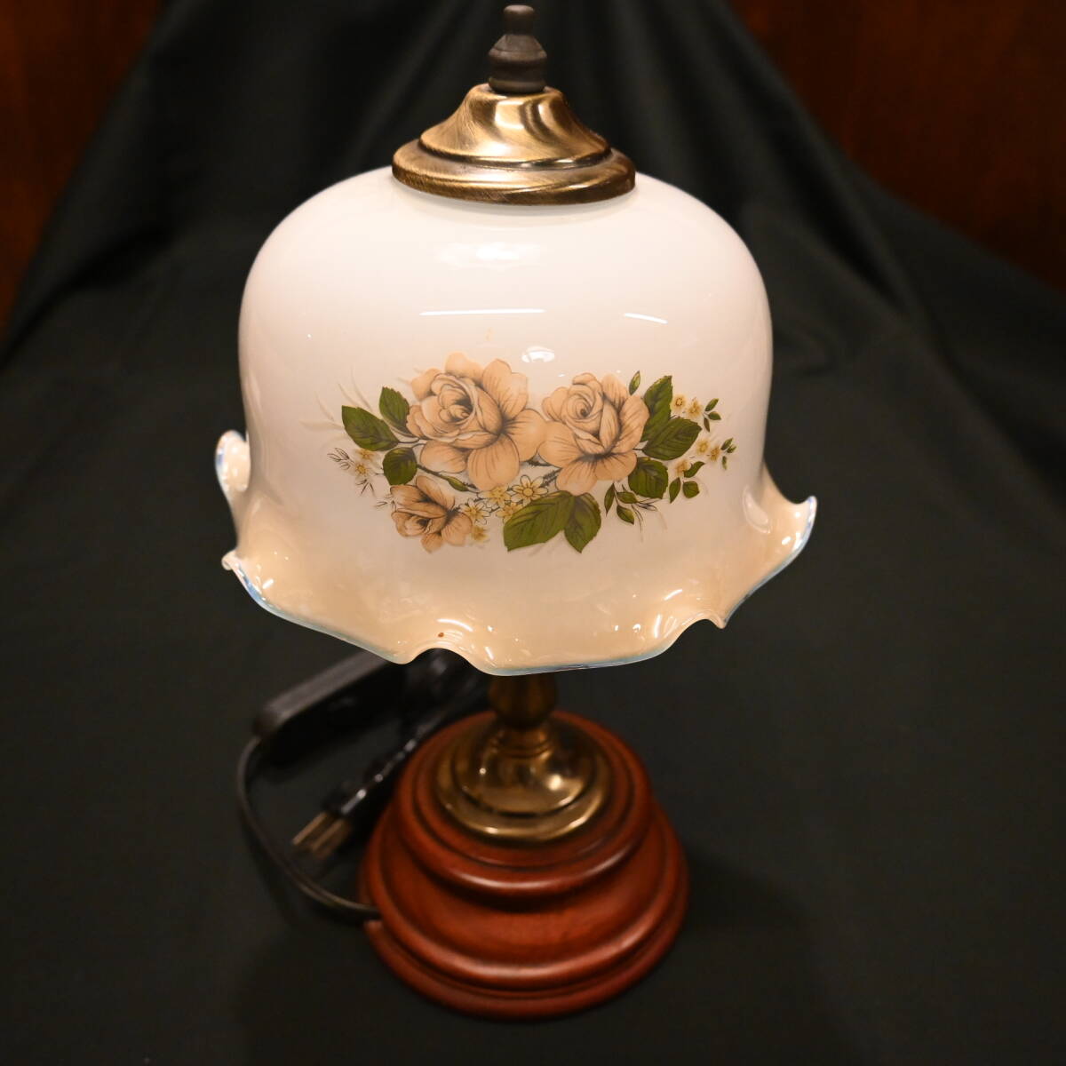 卓上ランプ。中古品、アンティーク、美品、テーブルランプ デスクライト モダン 照明 アンティーク レトロ 書斎 寝室拍卖