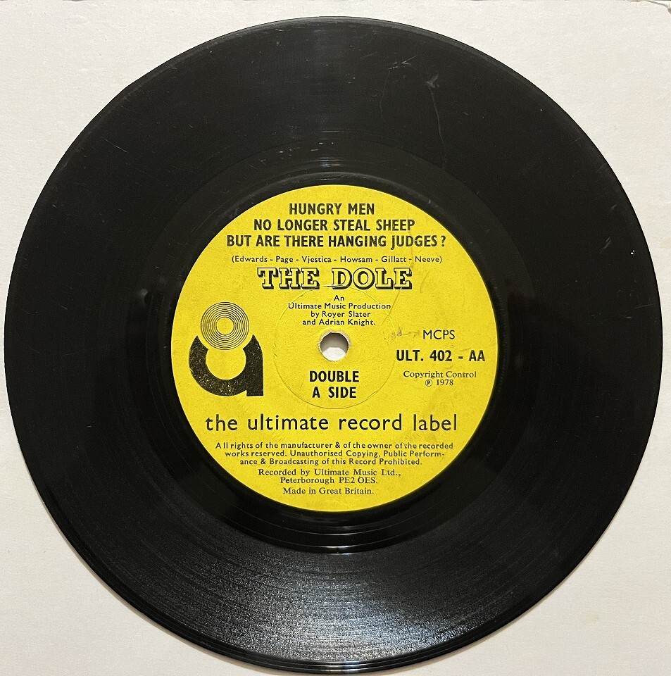 Vintage Vinyl 試聴可 The Dole - New Wave Love orig 7'【70's punk/power pop/new wave パンク天国】拍卖