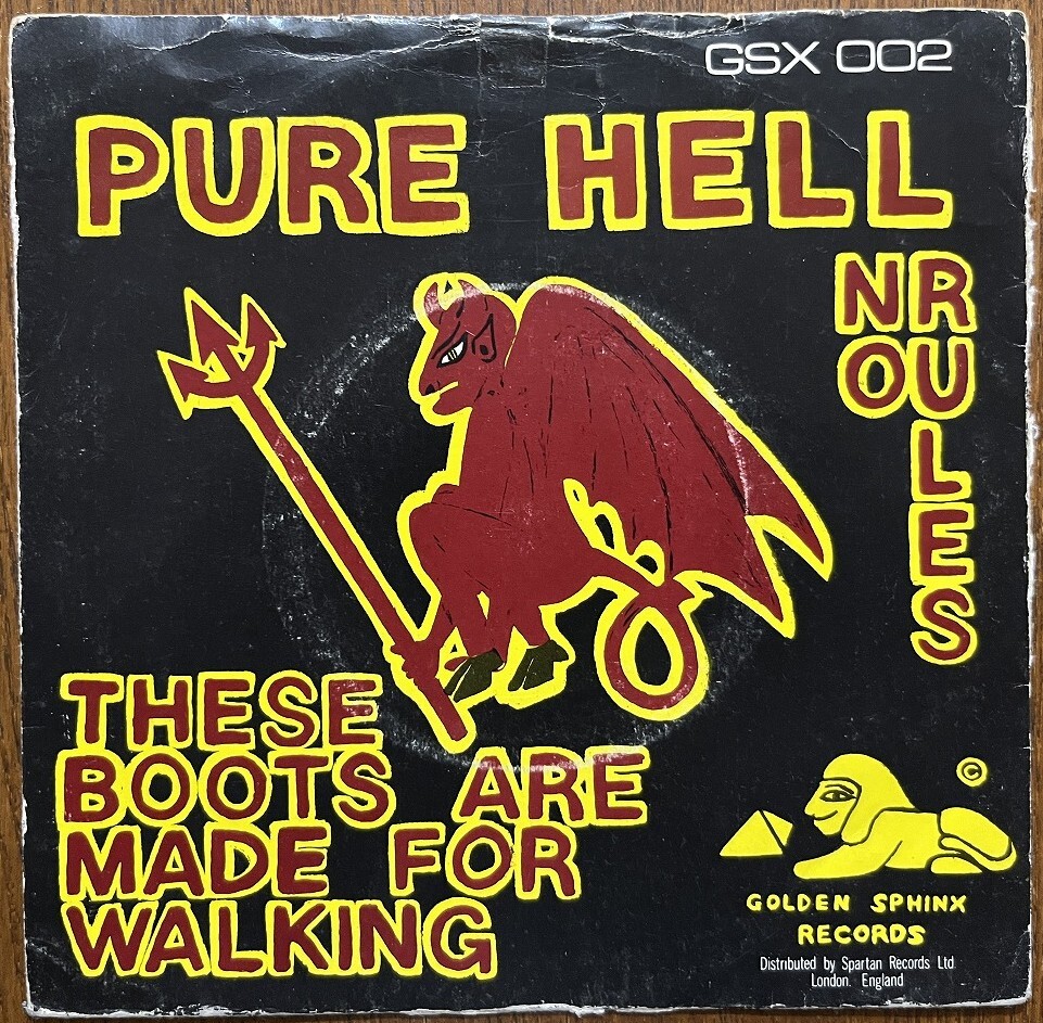 Vintage Vinyl 試聴可 Pure Hell - No Rules orig 7'【70's punk/power pop/new wave パンク天国】拍卖
