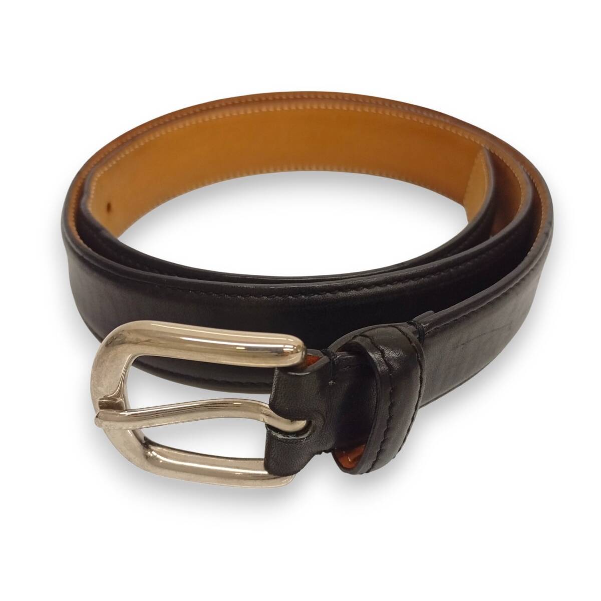 Giuliano Fujiwara ジュリアーノフジワラ ベルト ブラック レザー サイズM表記【中古】JA-2拍卖