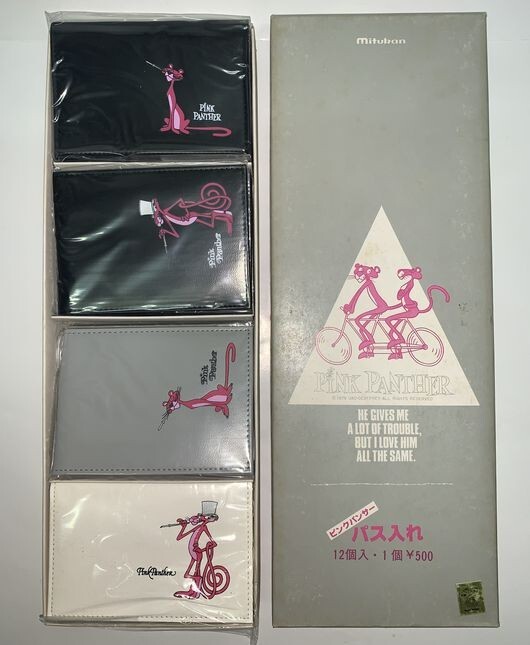 【昭和レトロ】 ピンクパンサー パス入れ 1BOX(12個入)拍卖