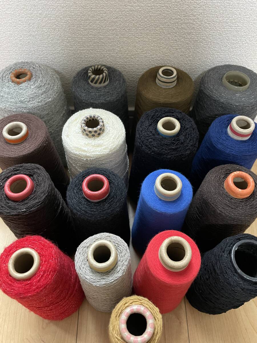 ☆①編み糸いろいろ・17色・4.0kg☆拍卖