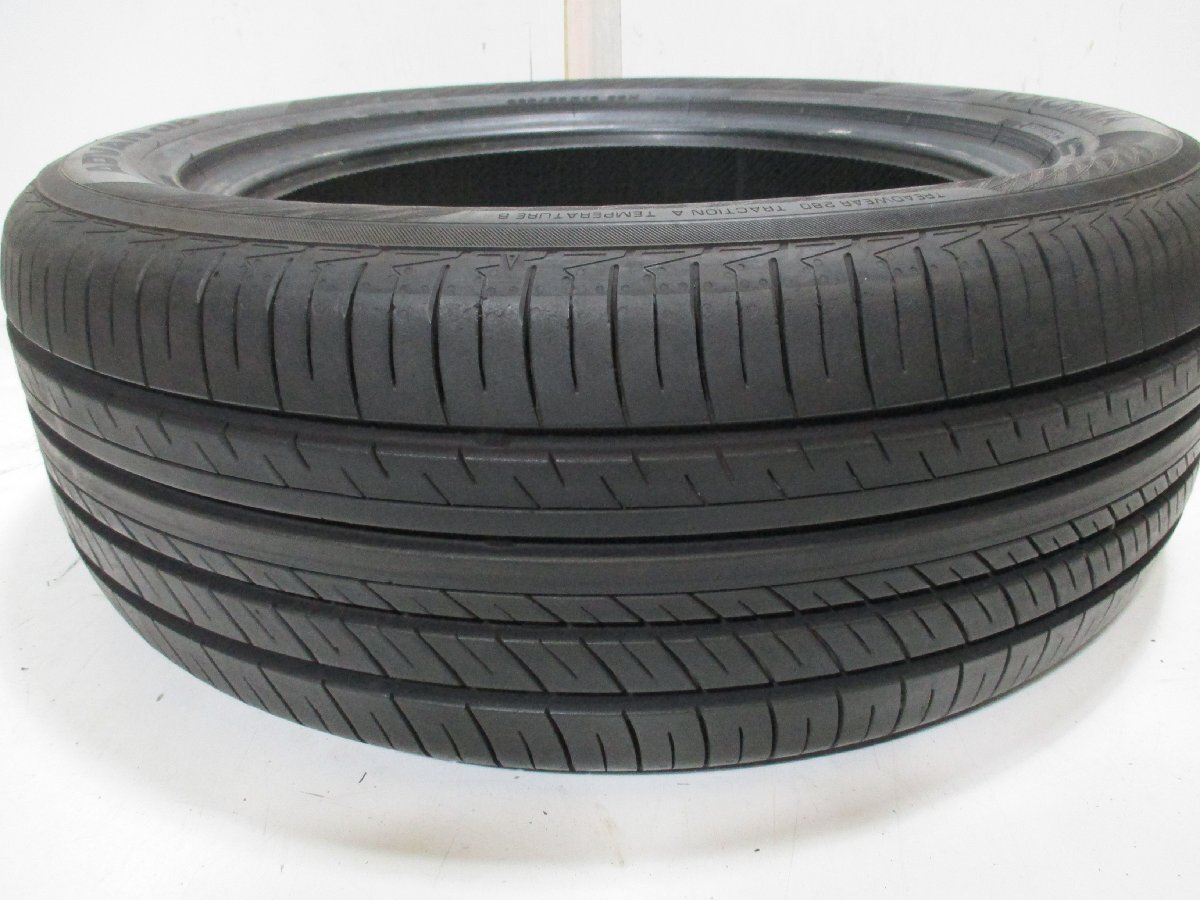225/55R18 98H (1本) K20-3305 深溝 中古タイヤ ヨコハマ ADVAN dB V552拍卖