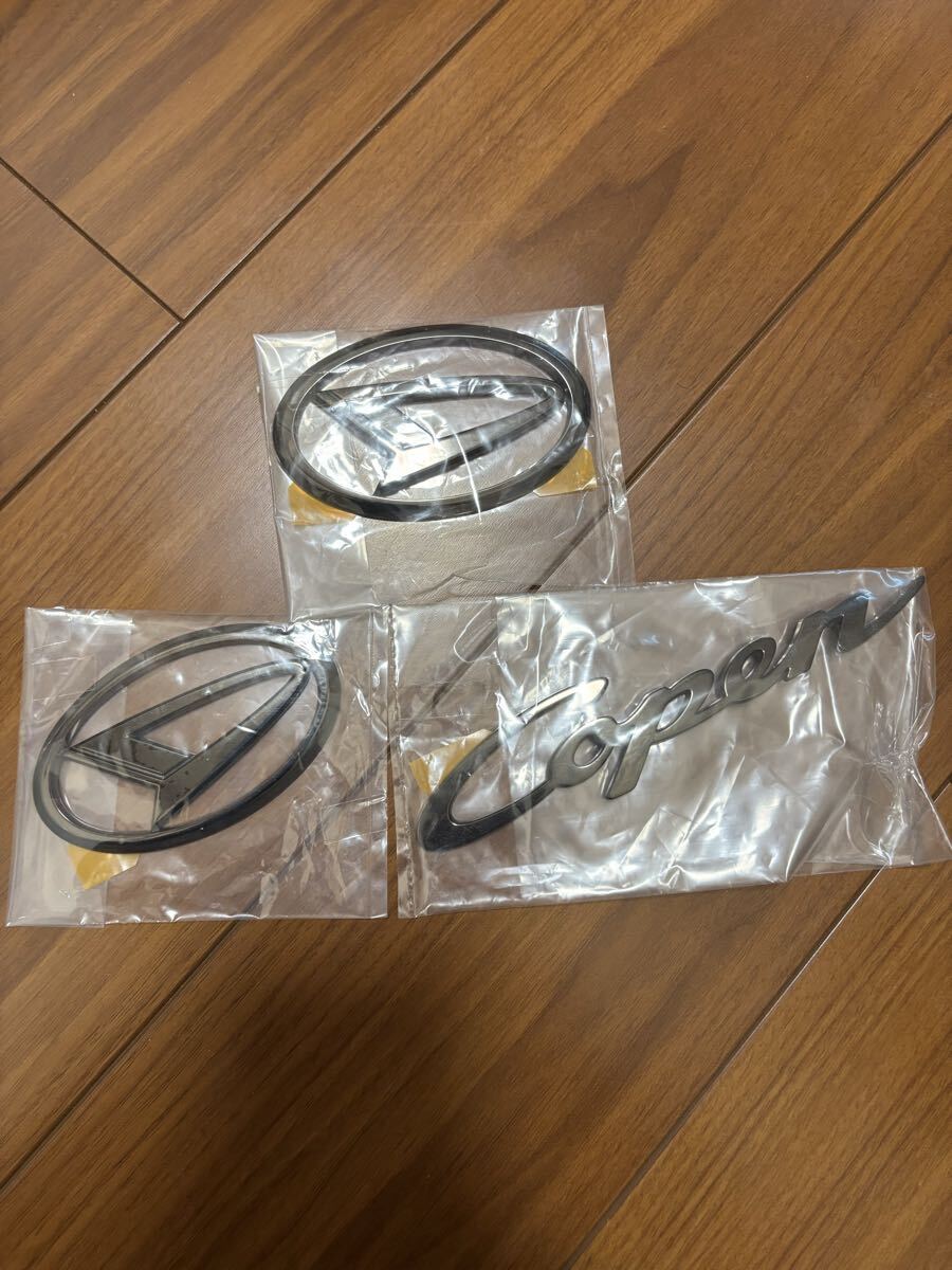 コペン l880k 純正 ブラックメッキエンブレムセット拍卖