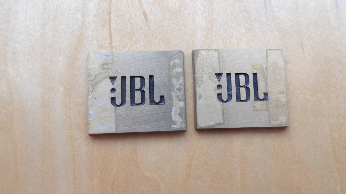 ◆◆JBL ゴールド色 ロゴ・バッジ◆中古/1ペア◆拍卖