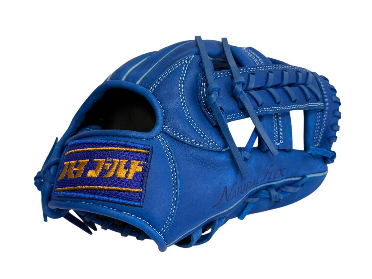 型付け済み未使用品 HI-GOLD ハイゴールド 少年軟式用グローブ オールラウンド用 ジュニア ルーキーズ J号球対応 S-Mサイズ RKG-1828拍卖