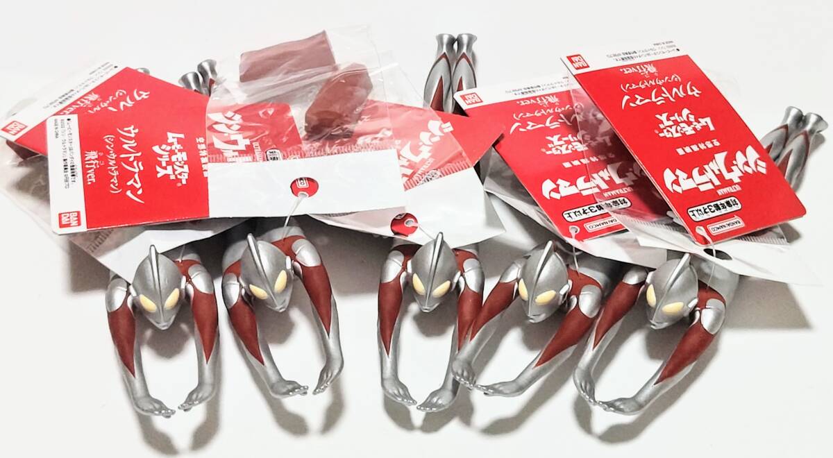新品即決 ムービーモンスターシリーズ ウルトラマン 飛行ver. 5体 ソフビ バンダイ シンウルトラマン ULTRAMAN 空想特撮映画 フィギュア拍卖