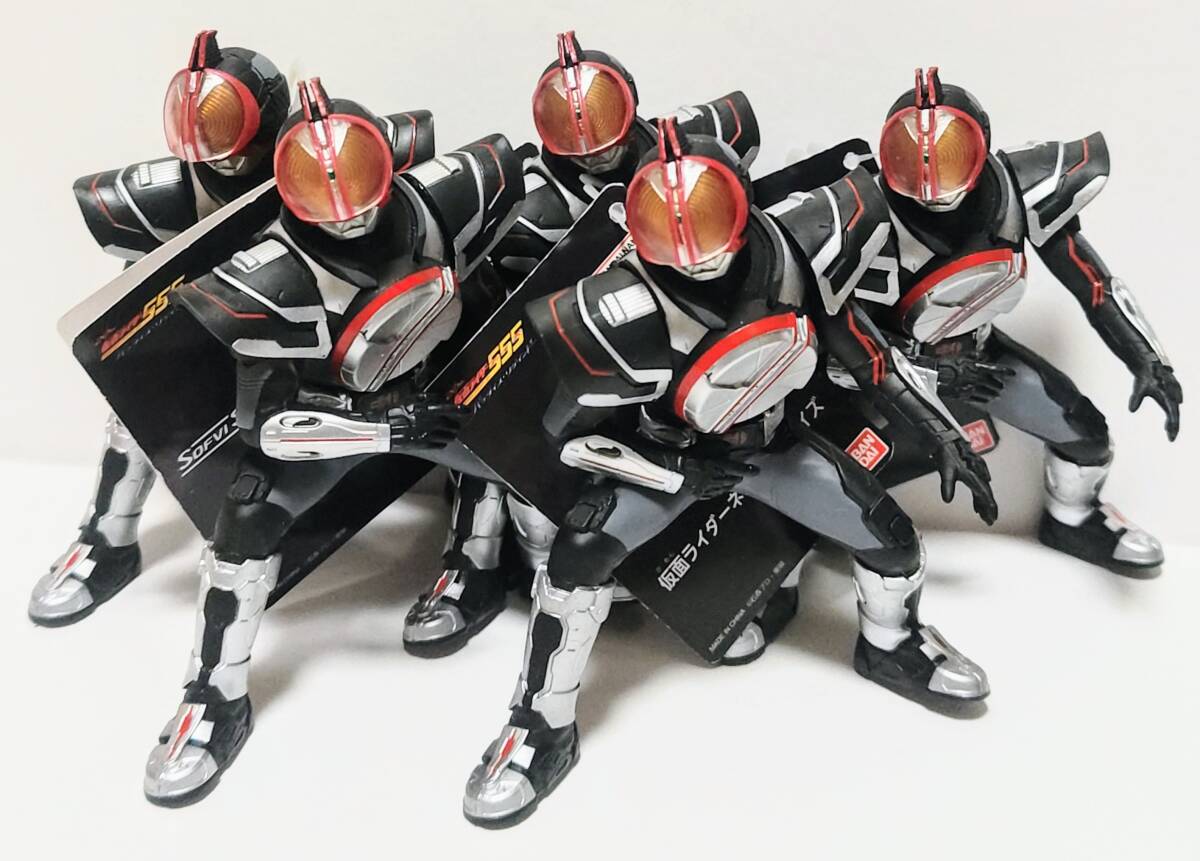 新品即決 SOFVI SCULPTURE STUDIO 仮面ライダーネクストファイズ 5体 ソフビ バンダイ 2023年 仮面ライダー555 フィギュア拍卖
