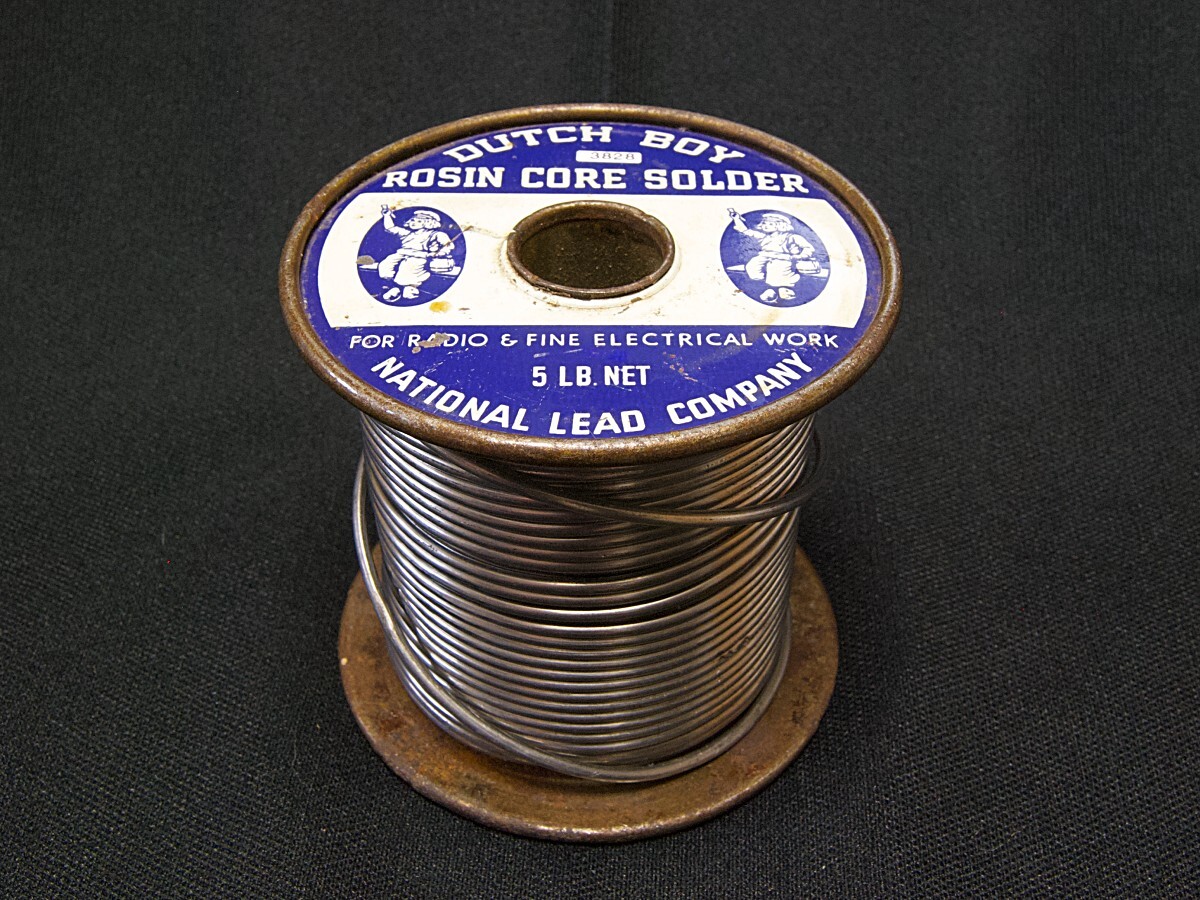 ♪♪Dutch Boy Solder 50/50 2.4mm径 ロジンコア 切売り30cm単位、ダッチボーイ ソルダー ハンダ♪♪拍卖