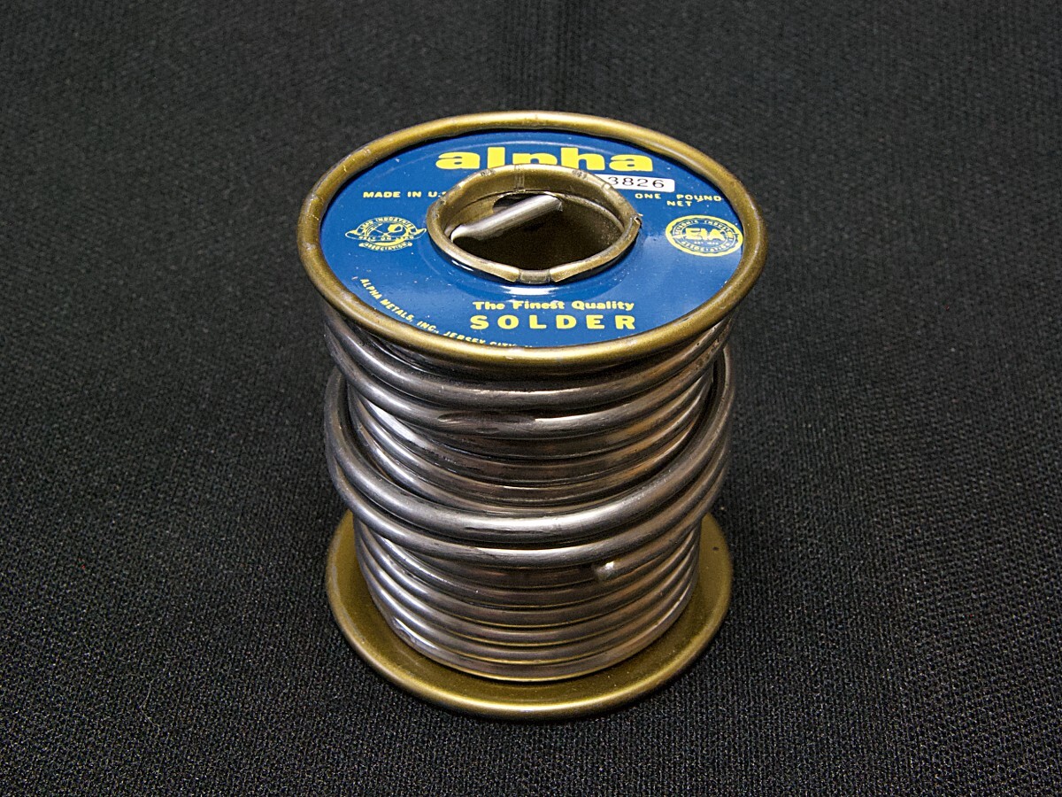 ♪♪Alpha Solder 40/60 3.2mm径 スプール売り 414g、アルファ ハンダ #3826♪♪拍卖
