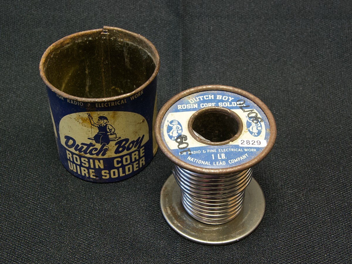 ♪♪Dutch Boy Solder 30/70 2.7mm径 スプール売り 210g、ダッチボーイ ハンダ #2829♪♪拍卖