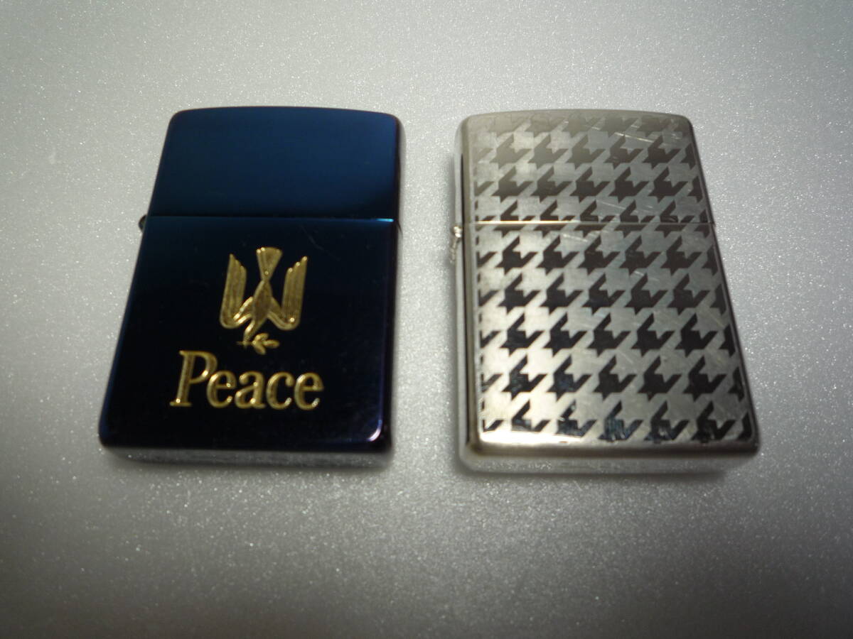 ☆ジッポーライター Peace&千鳥格子☆拍卖