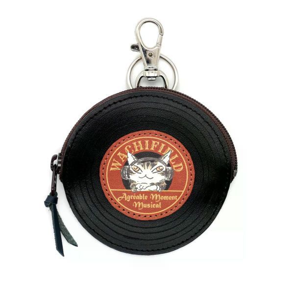 【新品/即購入可/送料230円】 レコード小銭 942330 わちふぃーるど 猫のダヤン レディース小銭入れ コインケース 本革拍卖