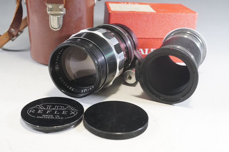 1円~【L814】ALPA アルパ Schneider Tele-Xenar 135mm F3.5 シュナイダー テレクセナー TUBSET アクセサリー拍卖