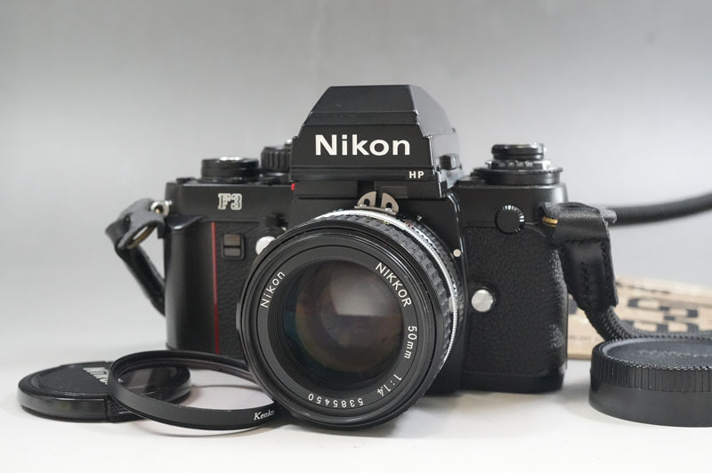 1円~【L829】Nikon/ニコン F3 HP 172万番台 /LENDS NIKKOR 50mm F1.4 取扱説明書付拍卖