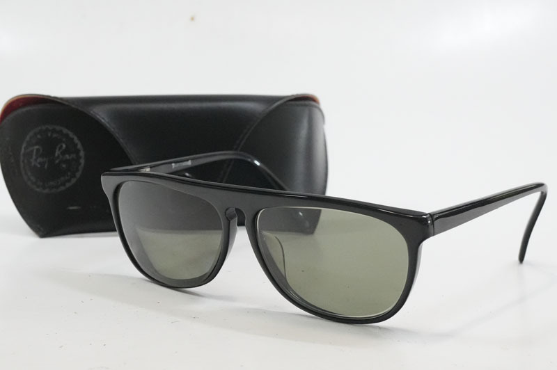 【L850】RayBan レイバン TRADITIONALS JACKSON#07 58□14 度入り サングラス ブラック ケース付拍卖