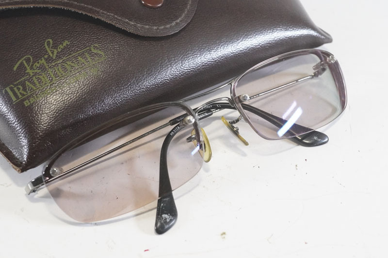 【L853】RayBan レイバン RB3174 004/6P 60□16 度入り サングラス 眼鏡 ケース付 拍卖