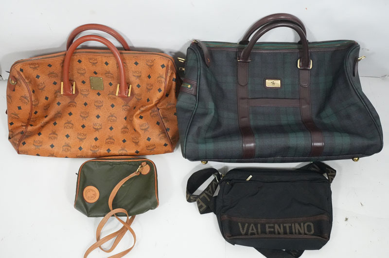 【L883】バッグまとめて4点 MCM/SANTA BARBARA/HUNTING/VALENTINOROSSA ショルダーバッグ ボストンバッグ ブランドバッグ拍卖
