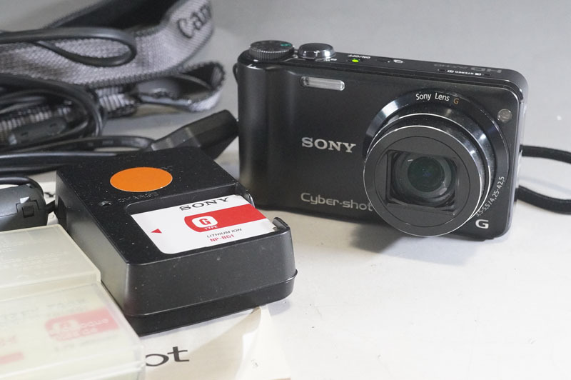 1円~【L893】SONY/ソニー Cyber-shot DSC-HX5V ブラック サイバーショット コンパクトデジタルカメラ バッテリー・充電器付拍卖