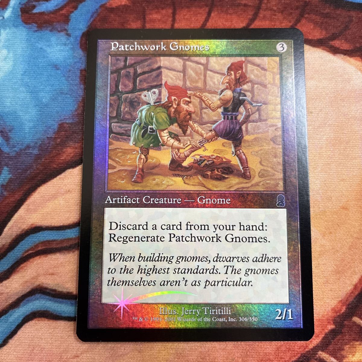 100円スタート MTG マジックザギャザリング foil オデッセイ 英語 パッチワーク・ノーム/Patchwork Gnomes拍卖