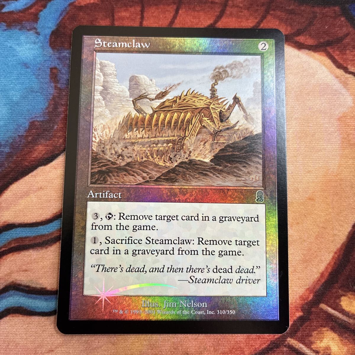 100円スタート MTG マジックザギャザリング foil オデッセイ 英語 蒸気爪/Steamclaw拍卖