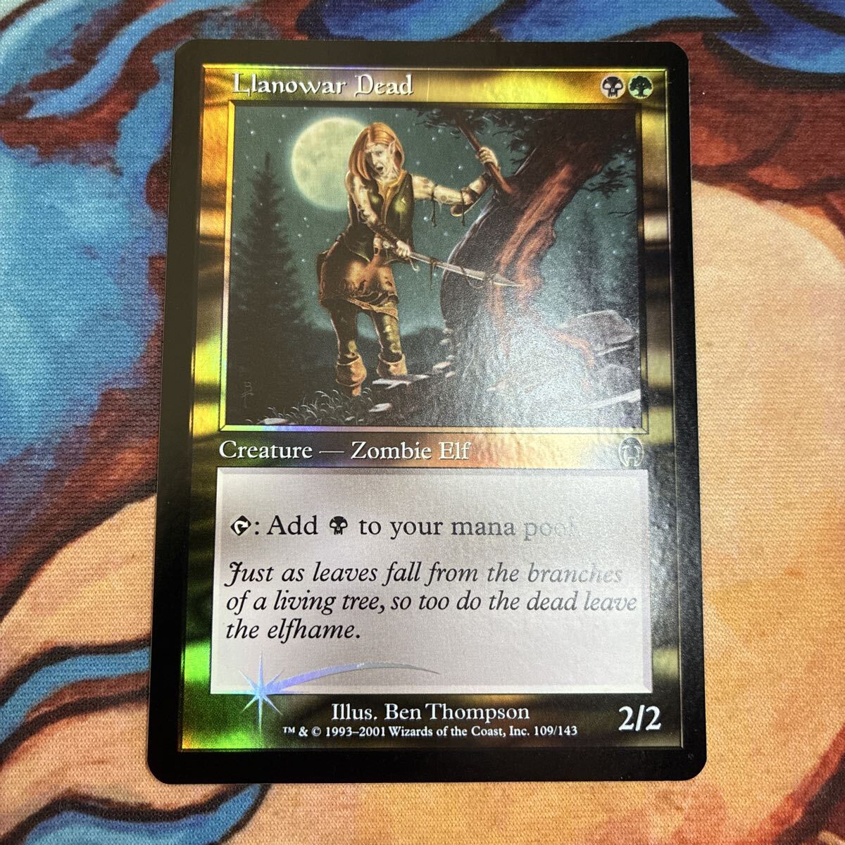 100円スタート MTG マジックザギャザリング foil アポカリプス 英語 ラノワールの死者/Llanowar Dead拍卖