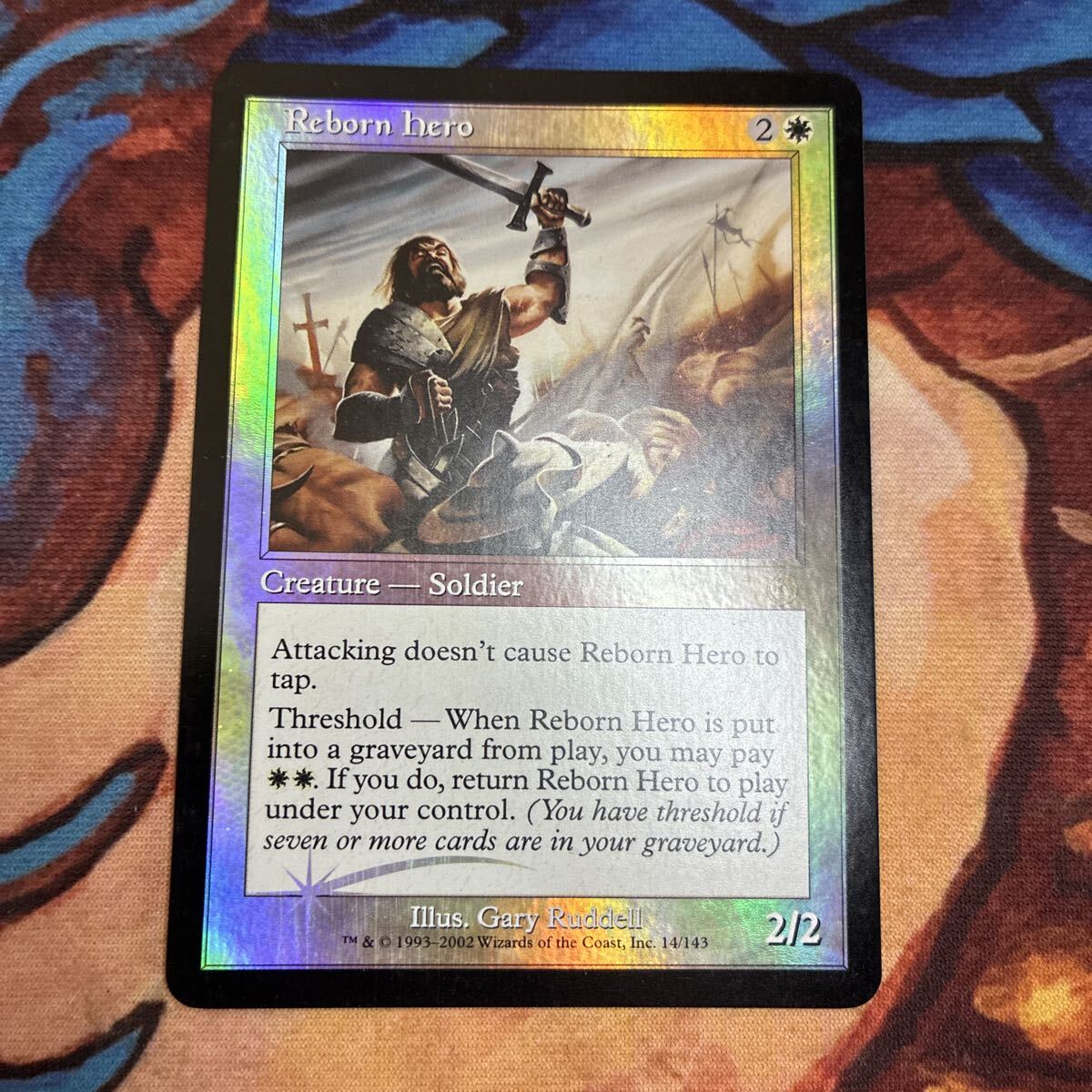 100円スタート MTG マジックザギャザリング foil トーメント 英語 生まれ変わった勇士/Reborn Hero拍卖