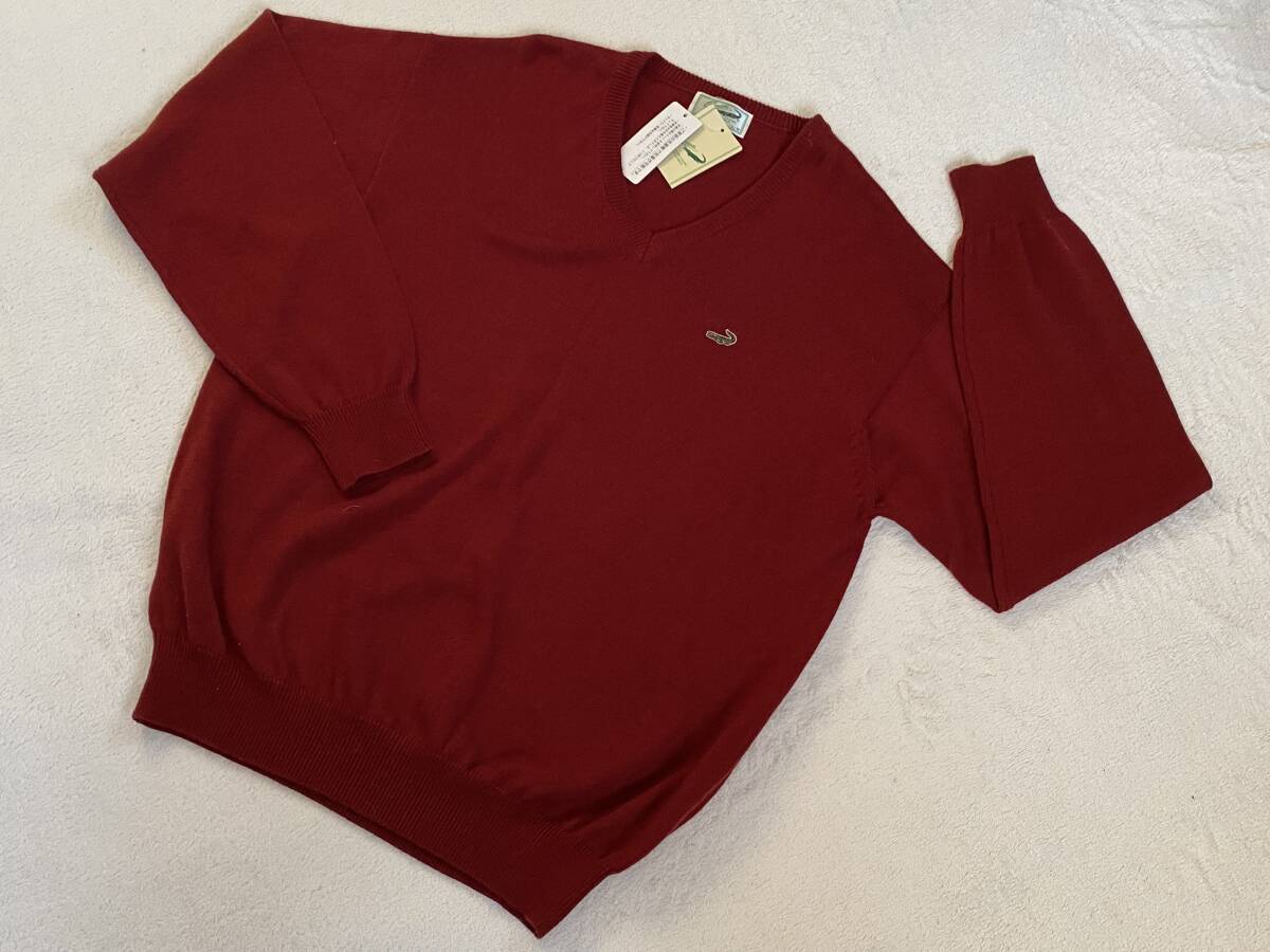 家庭洗濯OK!★新品【クロコダイル】紳士長袖セーター(L)★拍卖