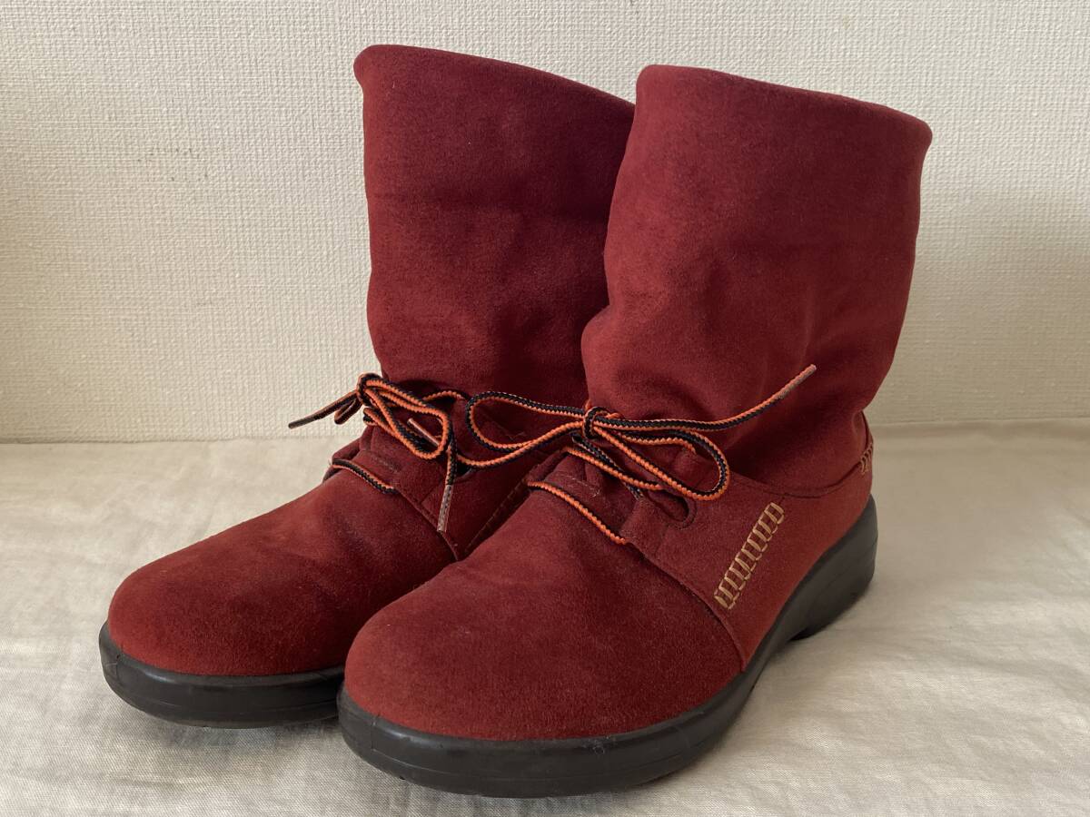 ★GORE-TEX採用!雨の日のお出かけにも★美品【TOP DRY/トップドライ】婦人2WAYショートブーツ 23.5EEE(日本製)★拍卖