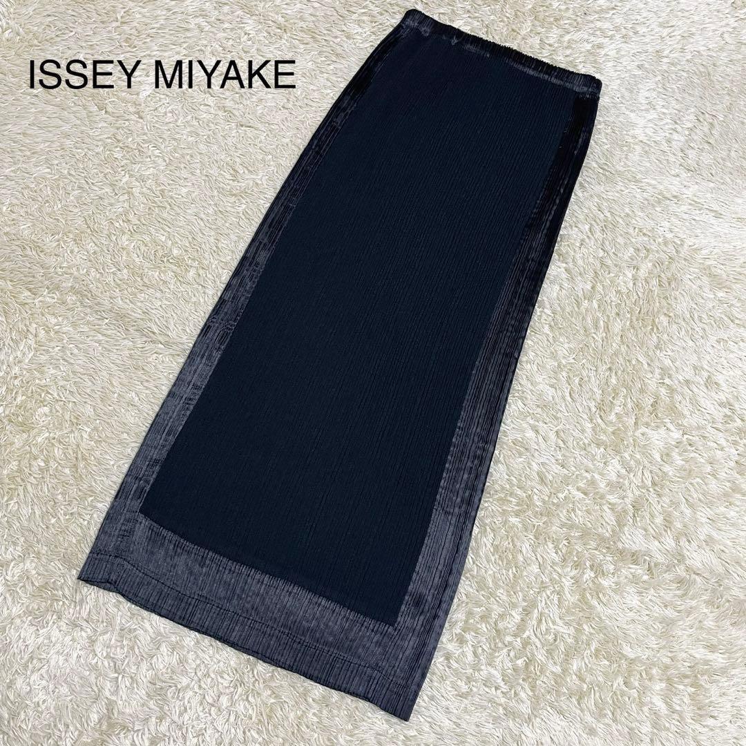 未使用級 イッセイミヤケ ISSEY MIYAKE スカート タイトスカート プリーツスカート プリーツプリーズ PLEATS PLEASE ロングスカート拍卖