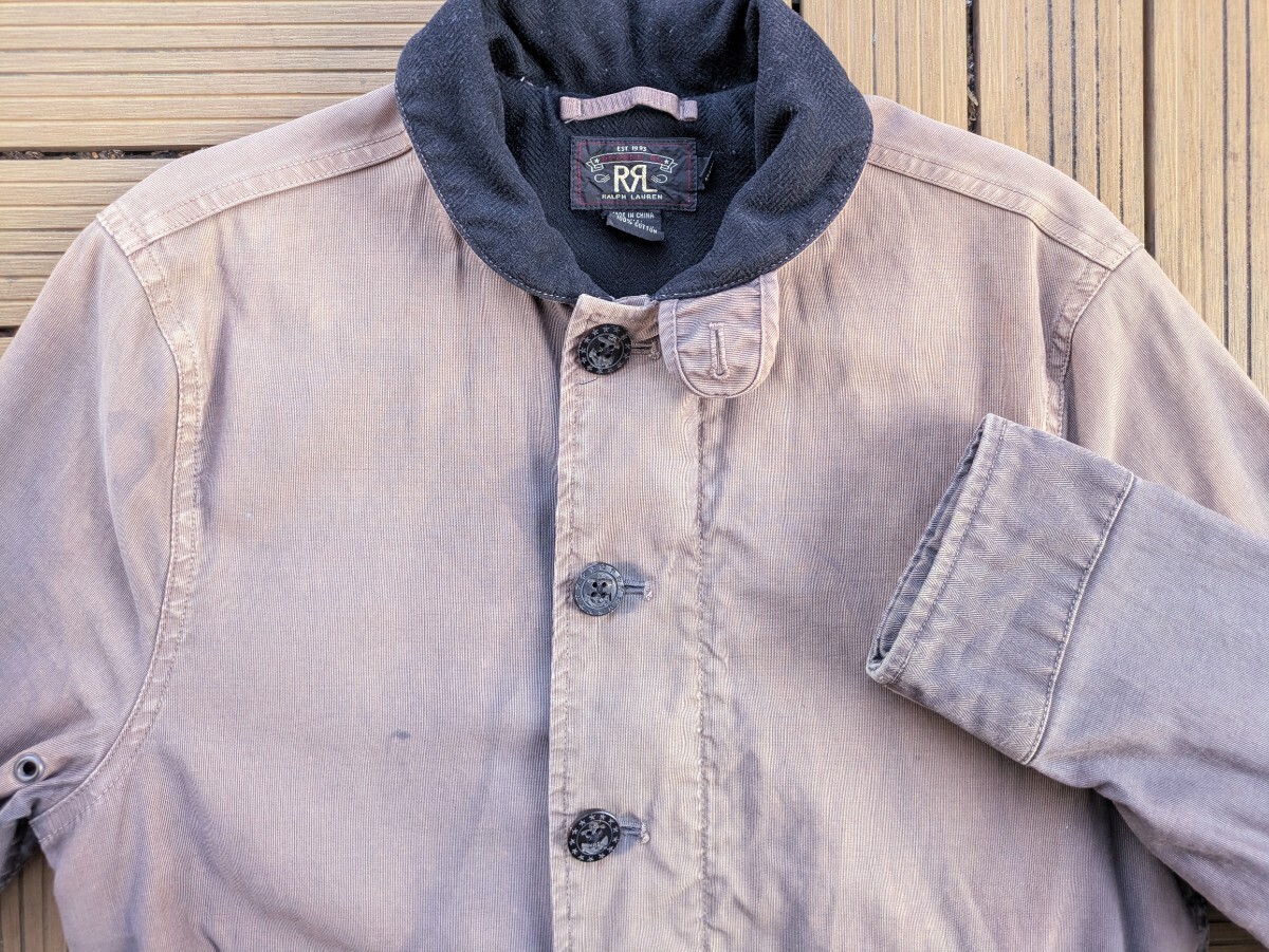 2012年製 RRL DECK JACKET ダブルアールエル デッキジャケット ジャケット ラルフローレン ビンテージ ヴィンテージ ミリタリー 軍物 古着拍卖