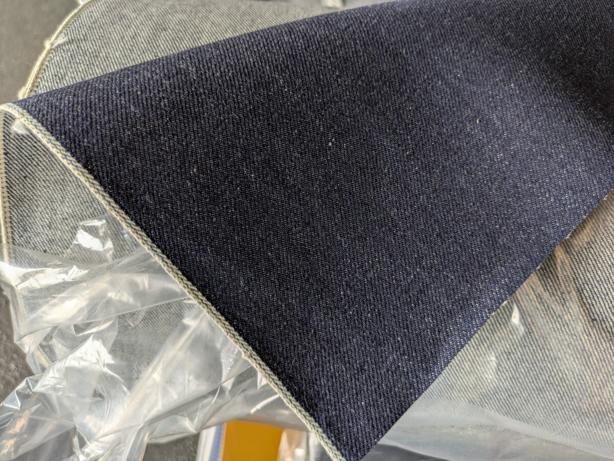 訳あり 産地 岡山県 井原デニム インディゴセルヴィッチストレッチデニム 79cm幅 14oz 3mカット 生地 日本製 国産 denim 66-S-1拍卖