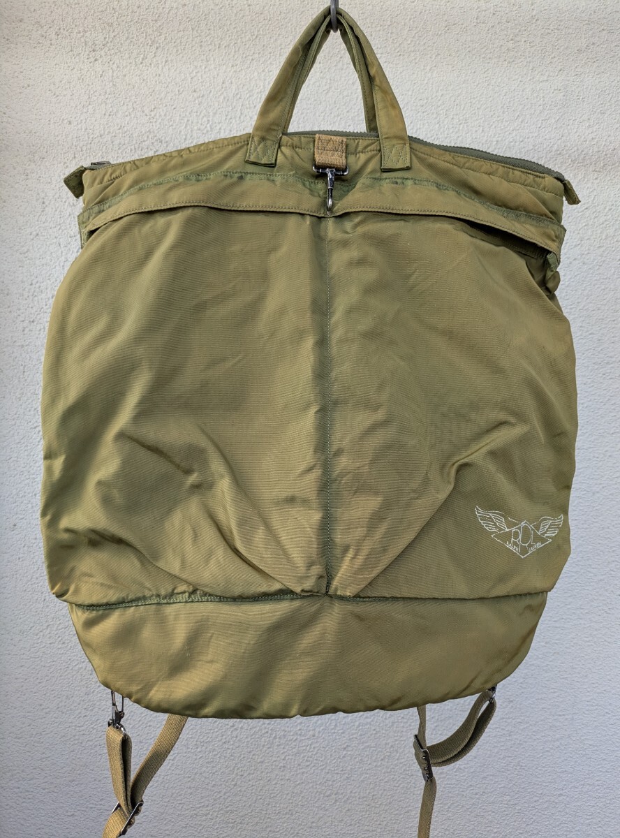 RRL HELMET BAG FLYERS BACKPACK ヘルメットバッグ ラルフローレン ミリタリー 軍物 ポロカントリー ビンテージ ヴィンテージ 古着拍卖