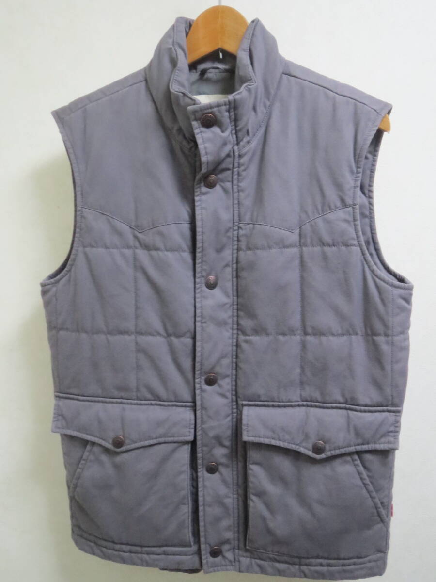 リーバイス 中綿 ベスト グレー 17491-0002 Levi's サイズ M(日本標準Lサイズ)拍卖
