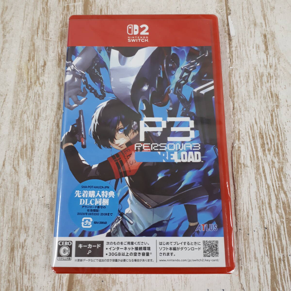 Uc1077-075☆未開封品 Nintendo Switch 2 ソフト ペルソナ3 リロード P3 PERSONA拍卖